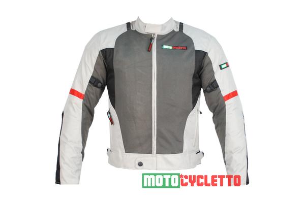 MOTOCYCLETTO Куртка текстильная REVITTA WHITE