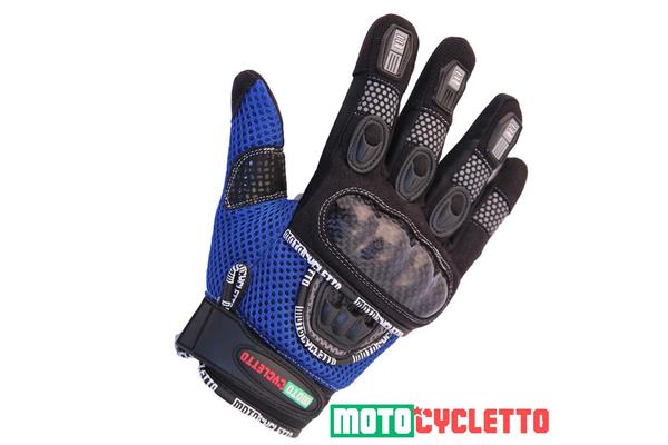 MOTOCYCLETTO перчатки NETTO синий