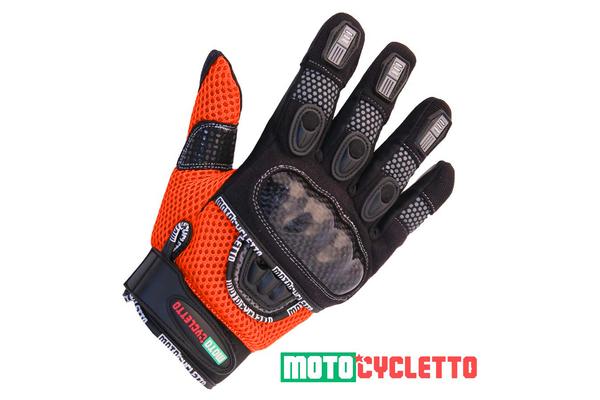 MOTOCYCLETTO перчатки NETTO оранж