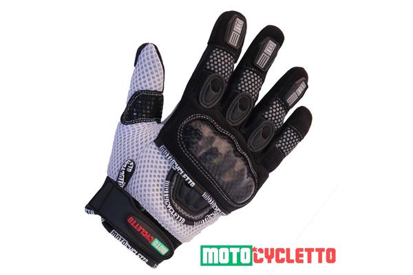 MOTOCYCLETTO перчатки NETTO белый