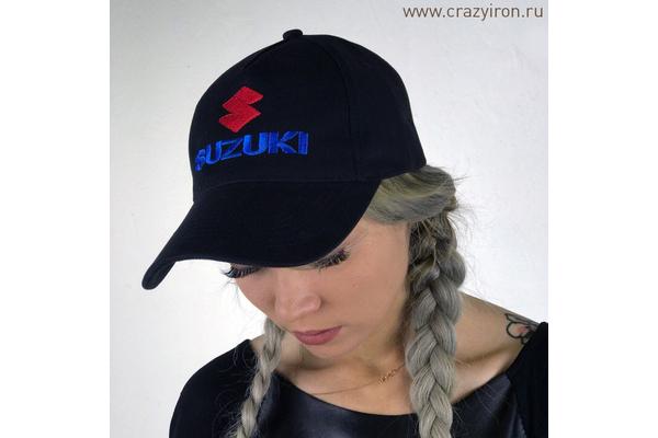 Бейсболка SUZUKI Черно-синяя