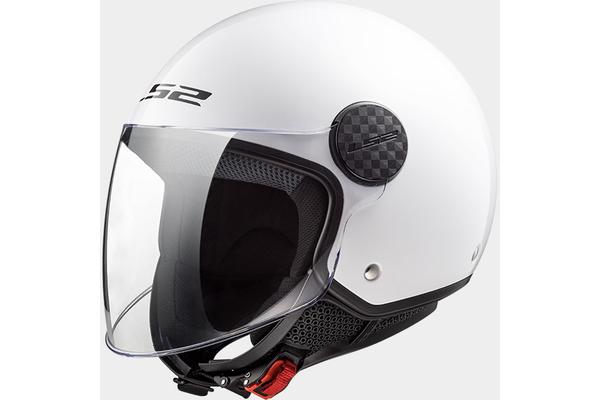 LS2 Мотошлем OF558 SPHERE LUX Белый