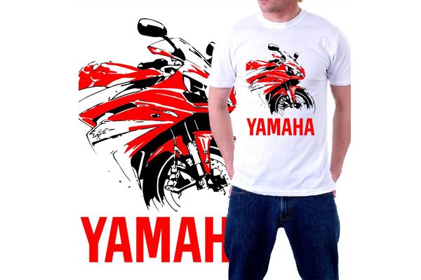Мотофутболка YAMAHA RED M