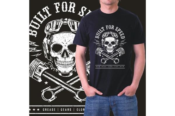 Мотофутболка NO FEAR SKULL 