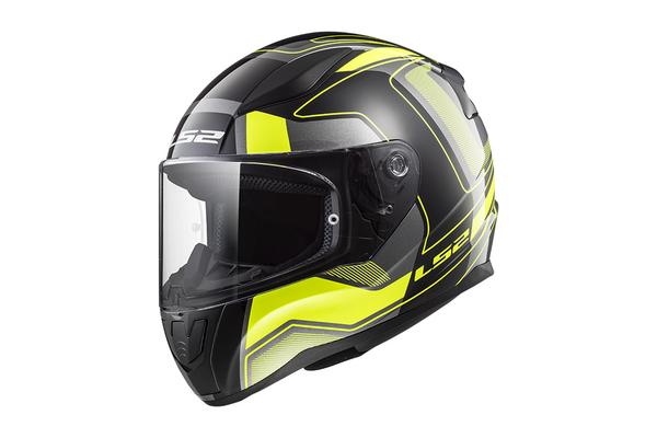 LS2 Мотошлем FF353 RAPID CARRERA Черно-желтый