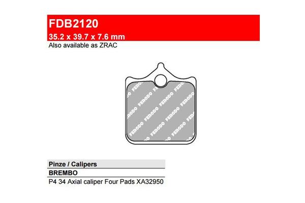 Колодки Goldfren FDB2120