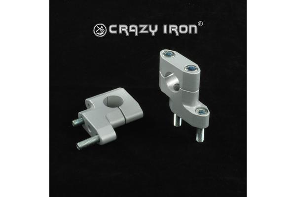 CRAZY IRON Стойки руля D22мм со смещением, высота 38мм