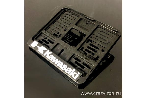 Рамка номера нового типа KAWASAKI