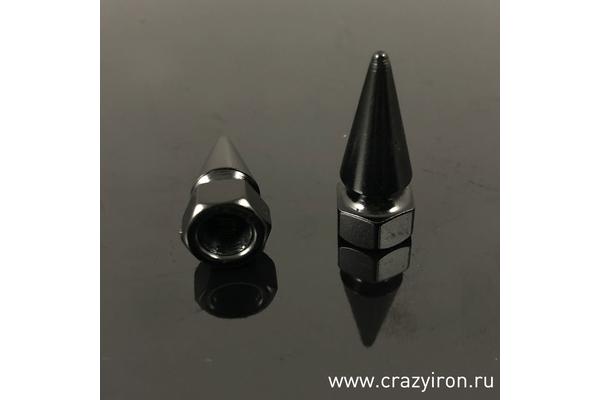 MASH Колпачки ниппеля PEAK Long, чёрные