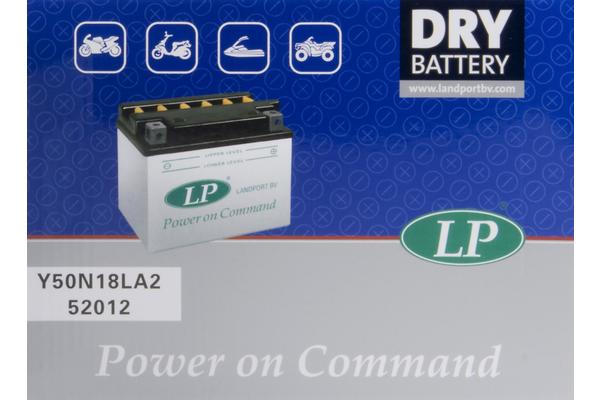 LANDPORT Аккумулятор сухозаряженый DRY Y50-N18L-A