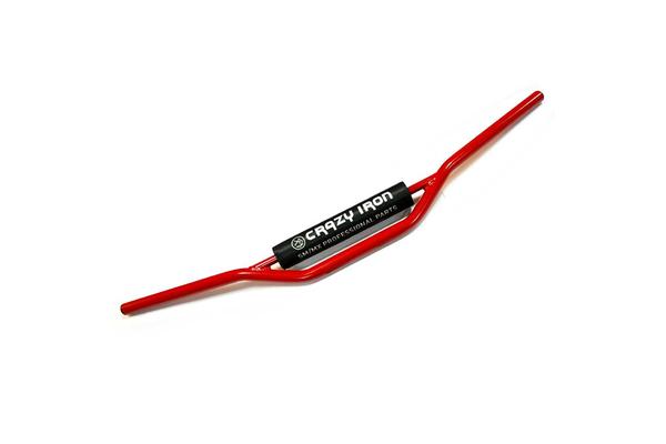 Crazy Iron руль с перемычкой DIRT type1 835/130/22ММ, Красный